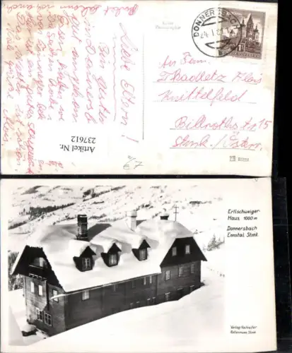 237612,Ertlschweigerhaus b. Donnersbach im Ennstal Winterbild