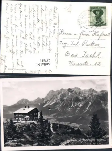 237631,Krummholzhütte Berghütte b. Johnsbach m. Dachstein