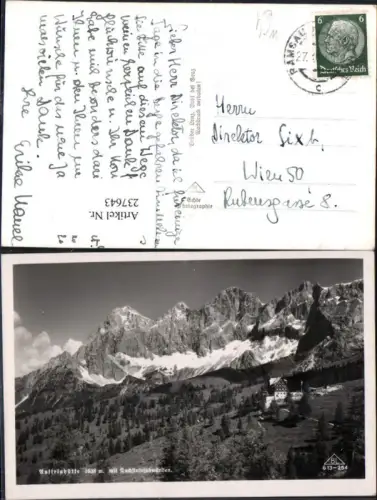 237643,Austriahütte Berghütte m. Dachsteinsüdwände b. Ramsau