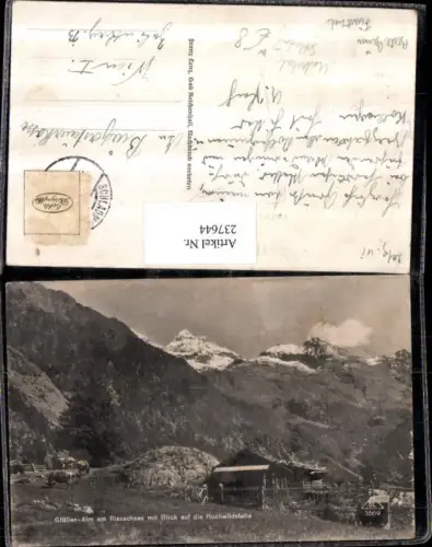 237644,Gföller-Alm am Rissachsee m. Blick auf d. Hochwildstelle b. Untertal Schladming
