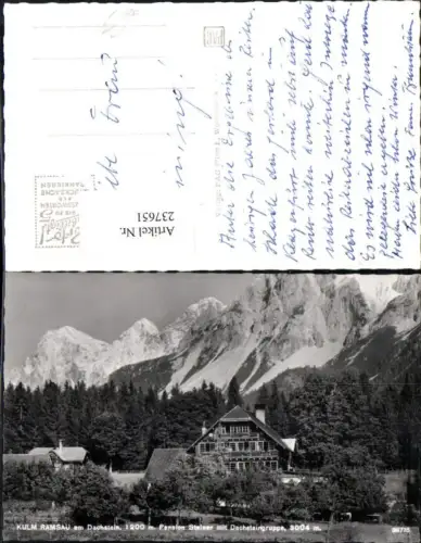 237651,Kulm Ramsau am Dachstein Pension Steiner m. Dachsteingruppe