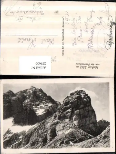237655,Hochtor von d. Peternscharte Bergkulisse b. Johnsbach