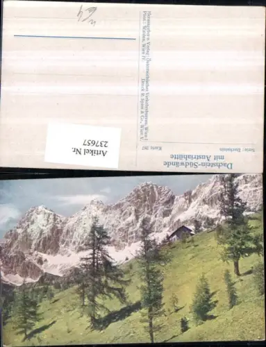 237657,Dachstein-Südwände m. Austriahütte Berghütte b. Ramsau