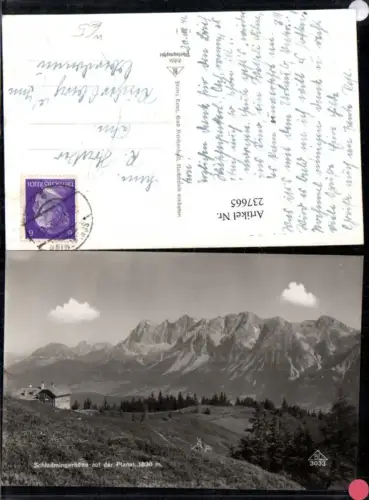 237665,Schladmingerhütte Berghütte auf d. Planei b. Schladming