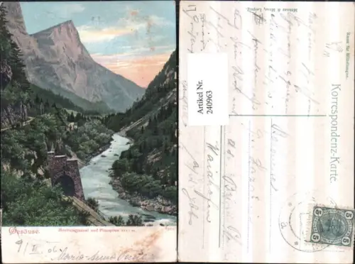 240963,Gesäuse Hochstegtunnel u. Planspitze b. Johnsbach
