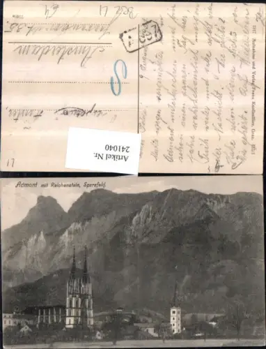 241040,Admont Teilansicht m. Reichenstein u. Sparafeld