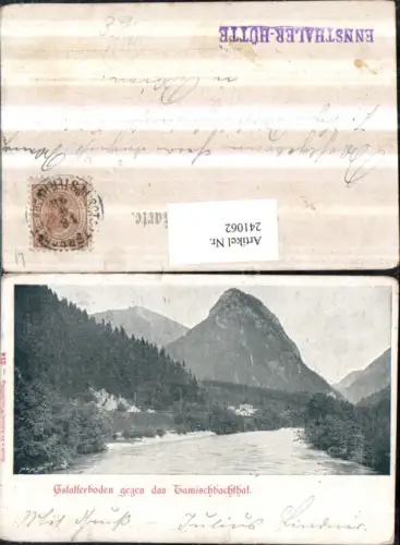 241062,Gstatterboden geg. d. Tamischbachtal Partie 1898