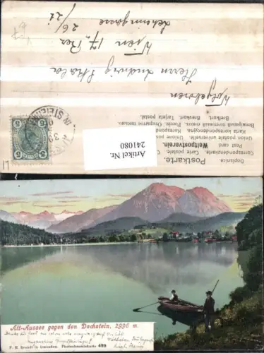 241080,Alt-Aussee Teilansicht geg. d. Dachstein pub F. E. Brandt 499
