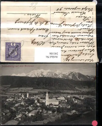 241106,Schladming Totale m. d. Dachstein pub F. E. Brandt 2113