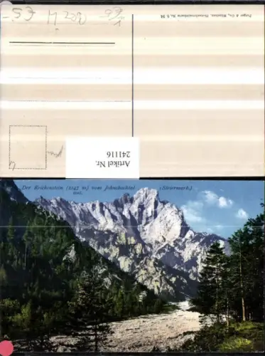 241116,Der Reichenstein v. Johnsbachtal aus b. Johnsbach pub Purger u. Co