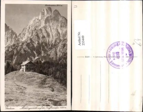 253449,Gesäuse Mödlingerhütte auf d. Treffneralpe m. Reichenstein b. Gaishorn am See