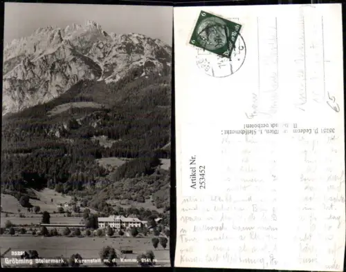 253452,Gröbming Kuranstalt m. d. Kamm Bergkulisse