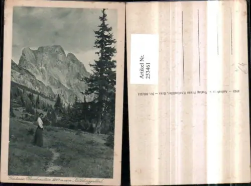 253461,Gesäuse Reichenstein v. Kalblinggatterl Bergkulisse Partie b. Johnsbach
