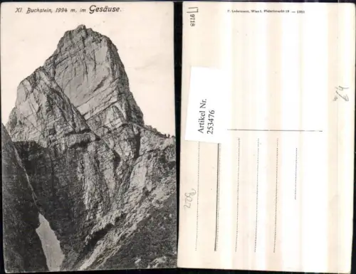 253476,Gesäuse Kleiner Buchstein Bergkulisse b. Weng