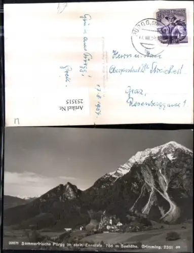 253515,Pürgg im Ennstal Totale m. Grimming