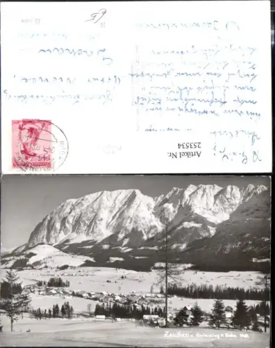 253534,Zauchen Totale b. Mitterndorf m. Grimming Winterbild