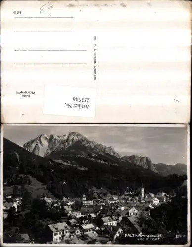 253546,Bad Aussee im Salzkammergut Totale pub F. E. Brandt 5147