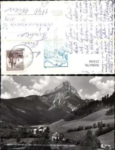 253548,Johnsbach Obertal Kölblwirt u. Schule m. Reichenstein