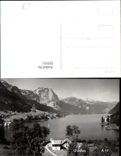 253551,Grundlsee Teilansicht See Bergkulisse