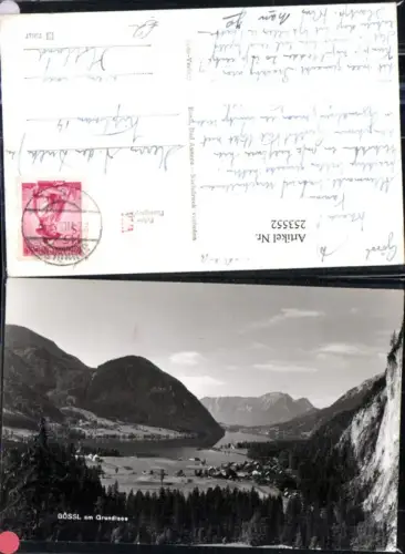 253552,Gössl am Grundlsee Totale Bergkulisse