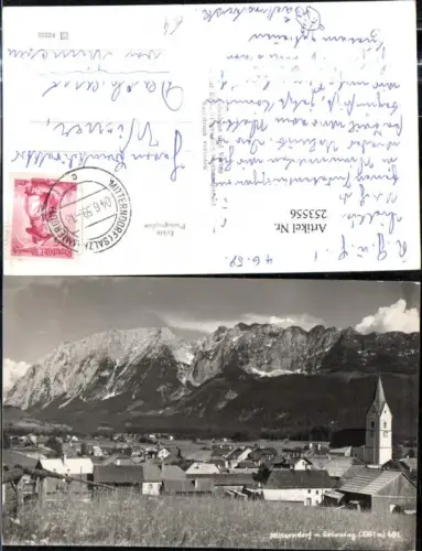 253556,Mitterndorf Totale Kirche m. Grimming