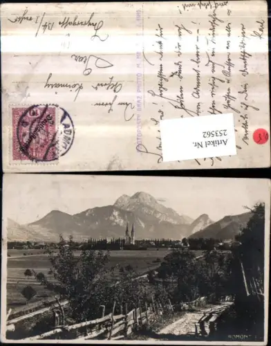 253562,Admont Teilansicht Wegpartie Blick auf Stiftskirche