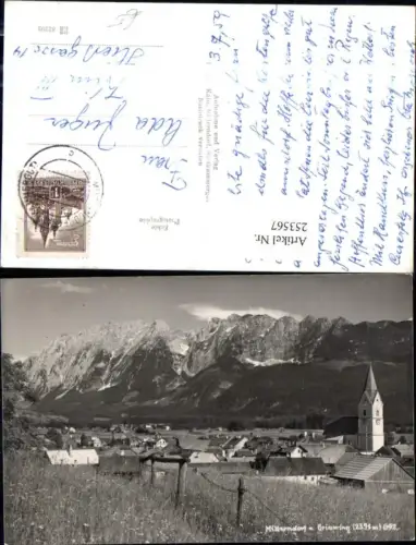253567,Mitterndorf Totale Kirche m. Grimming
