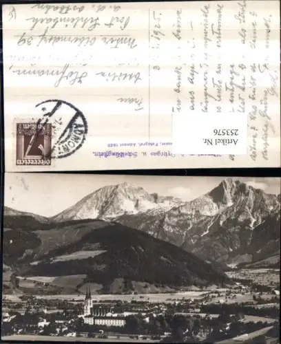253576,Admont Teilansicht Stift m. d. Pyhrgas u. Scheiblingstein