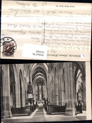 253580,Stiftskirche Kirche Admont Innenansicht Mittelschiff