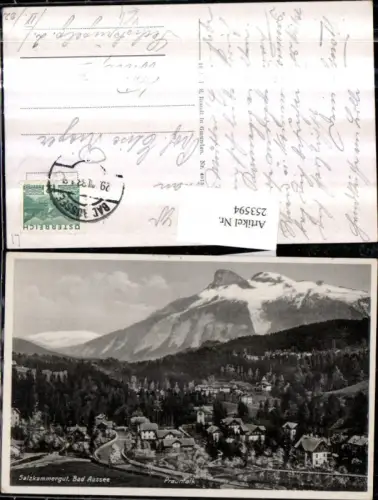 253594,Bad Aussee im Salzkammergut Teilansicht m. Praunfalk pub F. E. Brandt 4615