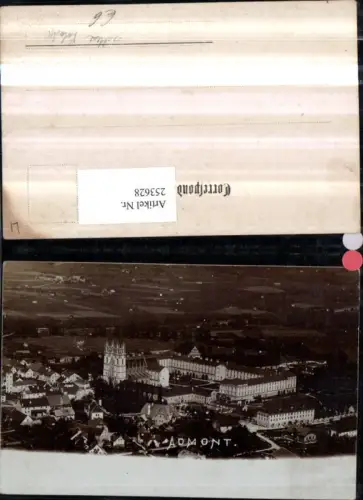 253628,Seltene Foto AK Admont Teilansicht Stift Stiftskirche