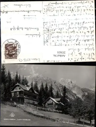 253631,Kulm b. Ramsau am Dachstein Pension Fernblick Bergkulisse
