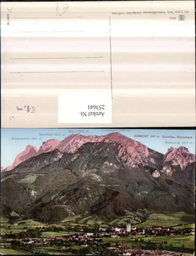 253641,Admont Totale m. Hahnstein Kreuzkogel Riffel Sparafeld u. Reichenstein