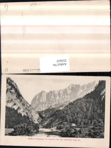 253652,Gesäuse Eingang von Admont m. d. Hochtor Bergkulisse