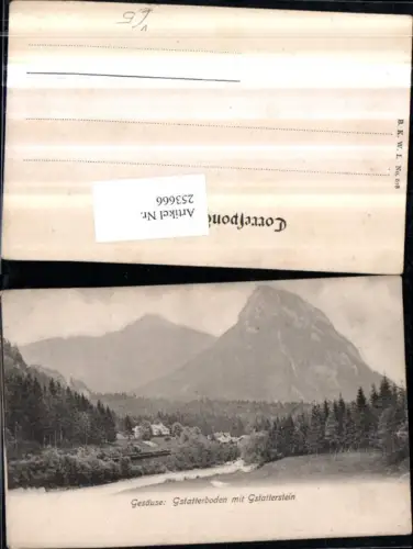 253666,Gesäuse Gstatterboden m. Gstatterstein pub Brüder Kohn B.K.W.I. 678