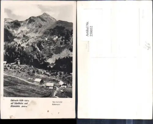 258052,Edelraute-Hütte Berghütte m. Scheiblalm u. Bösenstein b. Hohentauern Bergkulisse pub Foto Hochreiter