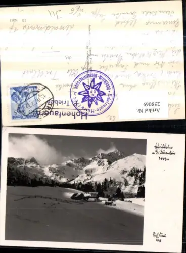 258069,Scheiblalm m. Großen Bösenstein Bergkulisse Winterbild b. Hohentauern pub Fritz Fürst 441