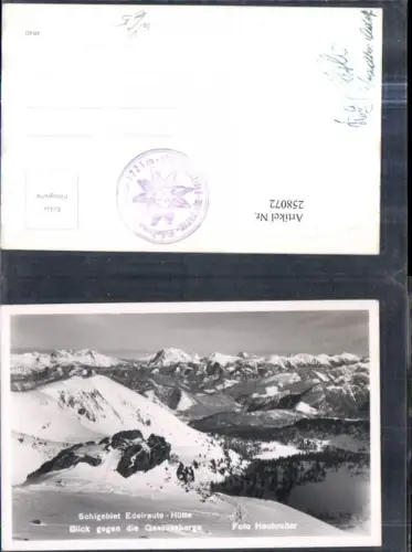 258072,Edelraute-Hütte Blick geg. d. Gesäuseberge Bergkulisse b. Hohentauern pub Foto Hochreiter
