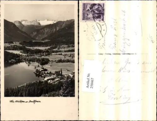 258467,Alt-Aussee Altaussee Totale m. Dachstein Bergkulisse
