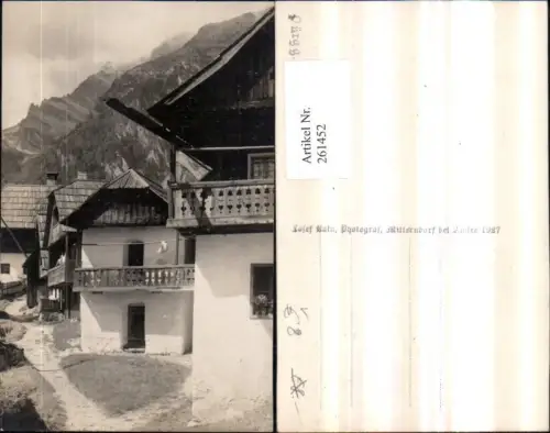 261452,Pürgg Trautenfels Häuser Ortsansicht Bergkulisse pub Foto Josef Kain