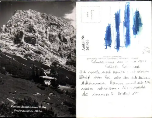 261465,Gesäuse Buchsteinhaus m. Großem Buchstein Bergkulisse b. Weng