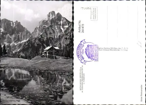 261473,Mödlinger Hütte m. Admonter Reichenstein u. Totenköpfl b. Admont Bergkulisse