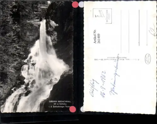 261489,Oberer Riesachfall Wasserfall in d. Schladminger Tauern