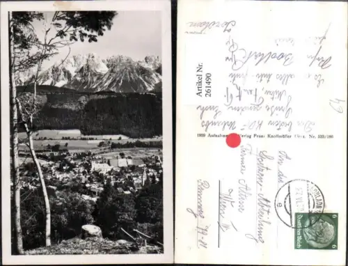 261490,Schladming Totale m. Dachsteingruppe Bergkulisse