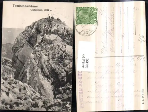 261492,Tamischbachturm Gipfelblock Bergkulisse b. Weng pub Brüder Kohn B.K.W.I. 3123
