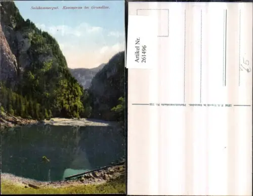 261496,Kammersee See b. Grundlsee pub F. E. Brandt 703
