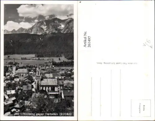 261497,Schladming Totale geg. Dachstein Bergkulisse pub Foto Landl