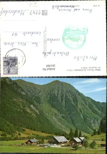 261505,Sölker Tauern Breitlahnalm b. Sankt Nikolai im Sölktal m. Spateck