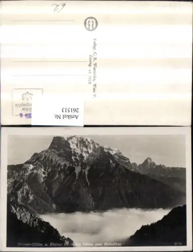261513,Großer u. Kleiner Buchstein v. Haindlkar Bergkulisse b. Weng