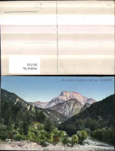 261518,Der große Buchstein im Gesäuse Bergkulisse b. Weng
